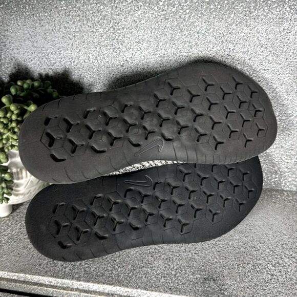 Nike Free Rn Flyknit 2018 Moon Particle Black Sneakers Shoes Size 7.5 - Picture 7 of 8